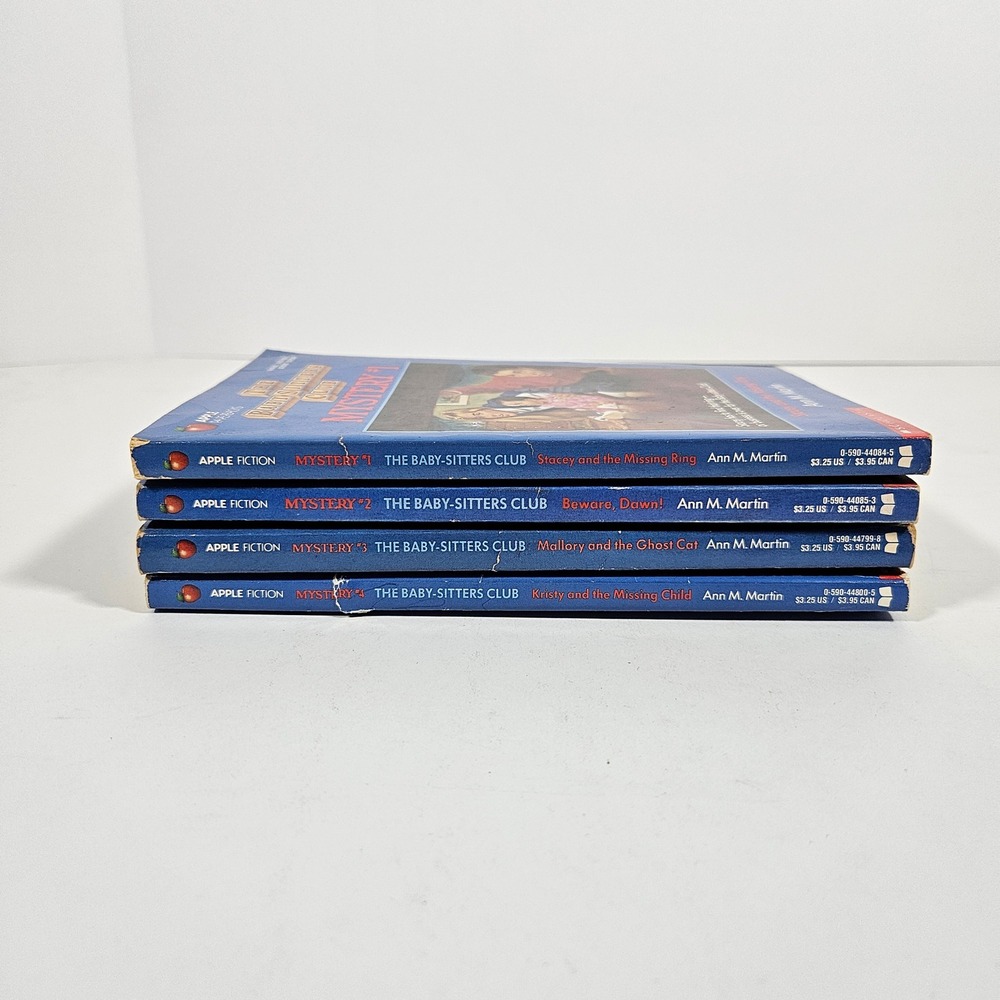 The Baby-Sitters Club Mystery Books 1-4 Lot Ann M Martin Vintage Paperbacks - Picture 2 of 11